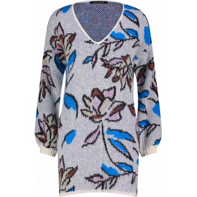 GAUDI Floral Melange šaty L Šedá