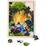 Pino Дървен пъзел Приказки, Pino, 48 части - Замък (5841UP) - bright-toys
