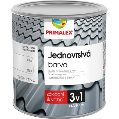 Primalex Metal 3v1 Farba na strechy metal 2,5L červenohnedá