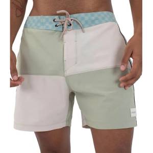Hurley Бански гащета Hurley Phantom Naturals Sessions Panel 16´´ swimming shorts - Beige / Green (Heavy Meadow)