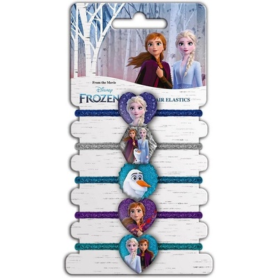 CRAZE Gumičky do vlasů pro holky Frozen Ledové království 5 ks
