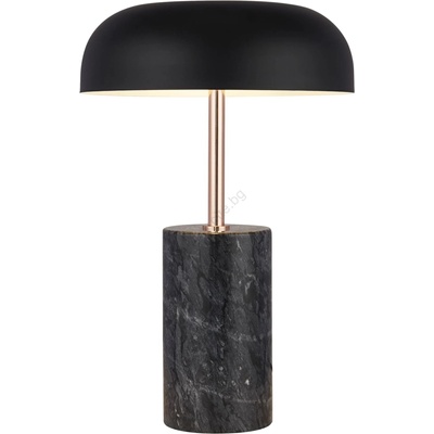 Searchlight EU60709BK - Настолна лампа FRANKFURT 2xE14/7W/230V черен (SR0418)