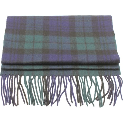 Duuree.cz kašmírová šála Tartan zelená