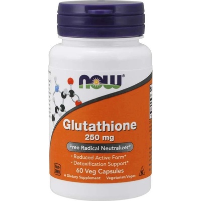 Now Foods Glutatión 250 mg 60 kapsúl