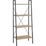 Halmar Етажерка за книги NARVIK 148x60 см черен/дъб сонома (HA0030)