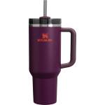 STANLEY Quencher H2.0 Flowstate Drinking Bottle with Straw 1.18L - Thermo Mug Cools for 11 Hours - 48 Hours Ice Cold - Dishwasher Safe - Thermos Bottle BPA Free - Stainless Steel Drinking Cup - Plum - 1000001