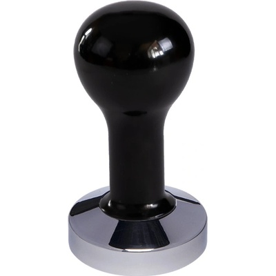 Buna Café tamper kov čierny, nerez lesk, konvexný 58 mm