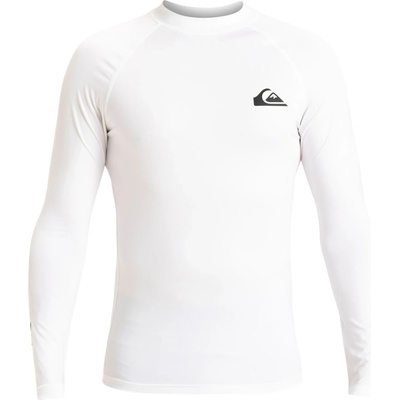 Quiksilver Мъжка плажна тениска от ликра Quiksilver Everyday UPF 50 L/S Lycra - White (050-1598-0612)