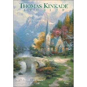 Thomas Kinkade Studios(r) 2027 Monthly Pocket Planner Calendar with Scripture (ISBN: 9798881609405)