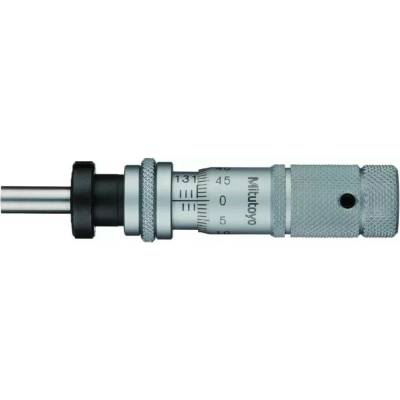 Mitutoyo Vestavná mikrometrická hlavice s nulovým nastavení bubínku s aretací 0-13 mm plochá s maticí 148-864