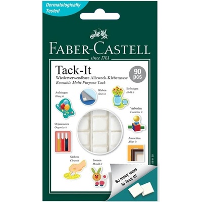 Faber-Castell Самозалепваща гума Faber-Castell Tack-It, 50 g (1025160010)