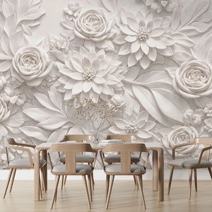 Art Gift Decor Фототапет 3d бели цветя