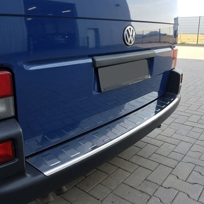 VW T4 nerez chróm ochranný panel zadného nárazníka Omtec