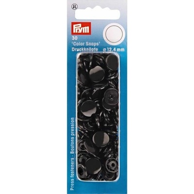 Prym Patentky plastové 12,4 mm, černé