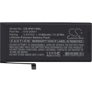 Cameron Sino iPhone 11 CAMERON SINO Li-Polymer батерия 3.83V/3100mAh, съвместима с Apple 616-00641, ЧЕРНА CS-IPH110SL (CS-IPH110SL)