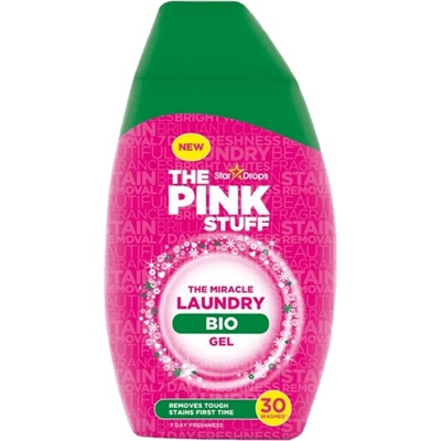 Stardrops Гел за пране Stardrops The Pink Stuff Bio, 900 мл, 30 пр