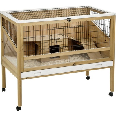 Kerbl 82725 Indoor Deluxe Klec pro malá zvířata dřevo 115 x 60 x 92,5 cm