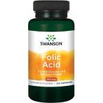 Swanson Folic Acid, 800 mcg, 250 капсули, Swanson (SW035)