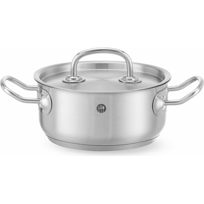 HENDI Hrnce na dušení s nízkým víkem Kitchen Line, 1,4L, ⌀160x(H)75mm