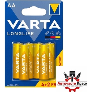 VARTA Алкална Батерия varta longlife - aa (185748)