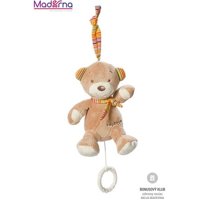 Baby Fehn Rainbow mini hrací macko