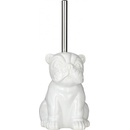 Wenko WC kefa a držiak Bulldog 22 cm keramický biely