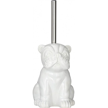 Wenko WC kefa a držiak Bulldog 22 cm keramický biely