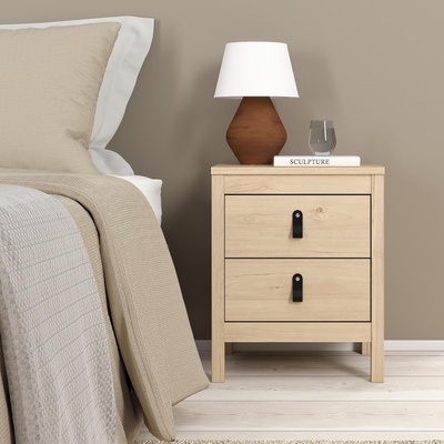 Нощен шкаф Мадрид с 2 чекмеджета Jackson Hickory