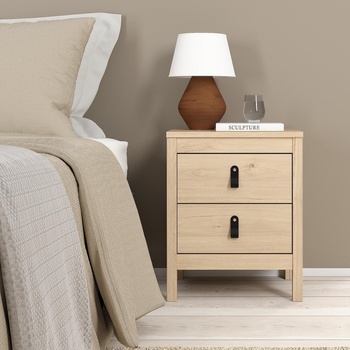 Нощен шкаф Мадрид с 2 чекмеджета Jackson Hickory