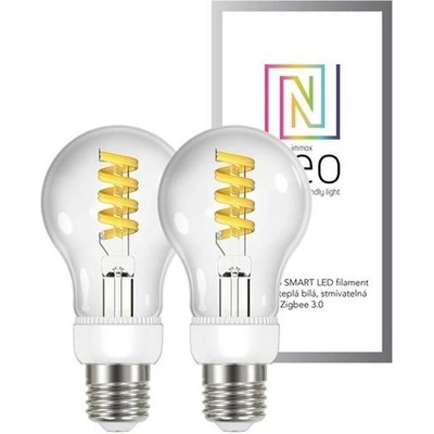 Immax Smart sada LED žiaroviek E27 5W biela NEO 07089B ZigBee Tuya