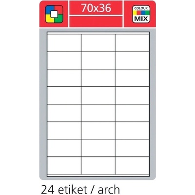 Rayfilm R0123 modré etikety 70x36mm 100 listů