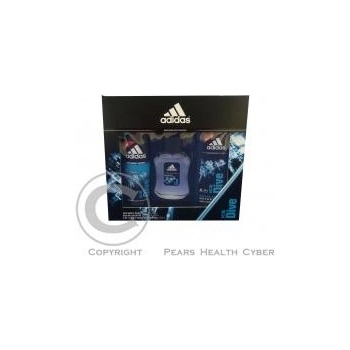 Adidas Ice Dive EDT 50 ml + deospray 150 ml + sprchový gel 250 ml dárková sada