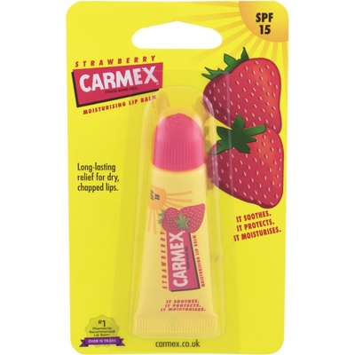 Carmex Soothing balzam na pery SPF15 Strawberry 10 g