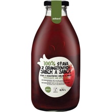 Zdravo Organic Šťáva granátové jablko - jablko 100% 0,75 l