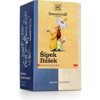 SONNENTOR Rosehip - хибискус, пакетчета чай, био, 18 бр