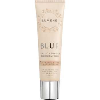Lumene Blur Фон дьо тен, SPF15, 1 Classic Beige, 30 ml