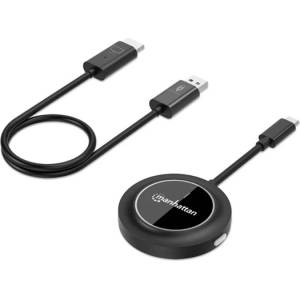 ICINTRACOM MANHATTAN Безжичен удължител, USB-C към HDMI, адаптер за дисплей, комплект за презентации, 1080p60Hz, 30 м, черен 208420 (208420)