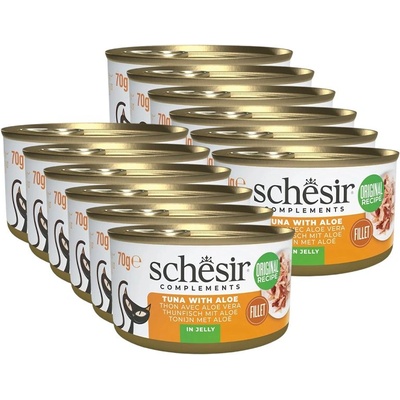Schesir Complements Cat Тунец с Алое вера в желе 12 x 70 г