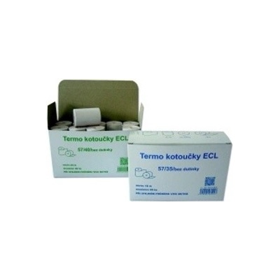 Pásky do pokladny termocitlivé - EET - 57 mm / 40 mm / 24 m