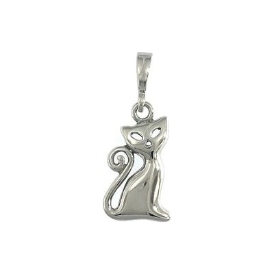 Infinitysilver Stříbrný přívěsek kočka 441586