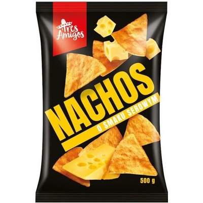 Tres Amigos Tortilla chips Nachos CHEESE 500 g