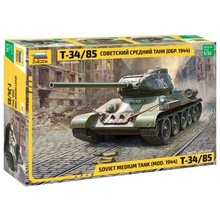 ZVEZDA Model Kit tank 3687 Soviet Medium Tank T 34/85 1:35