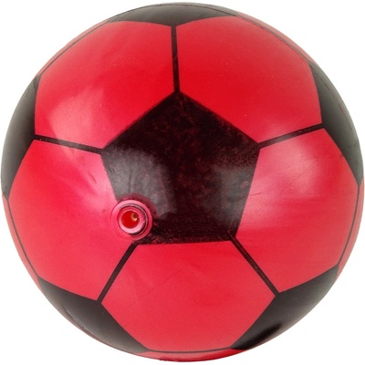 RKToys Gumový míč Fotbal Red 23 cm