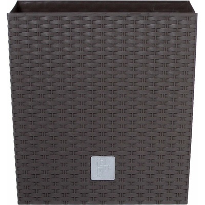 PROSPERPLAST Květináč RATO SQUARE 17x17x17cm umbra