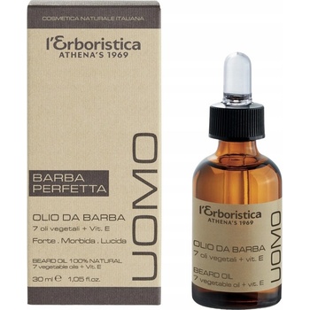 Athena's Erboristica Uomo výživný olej na bradu a fúzy s vitamínom E 30 ml