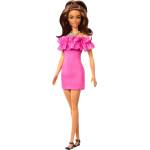 Barbie Кукла Barbie Fashionistas 217 - С розова рокля (HRH15)