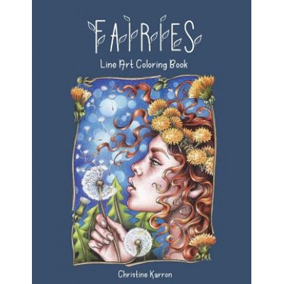 Fairies Line Art Coloring Book | Christine Karron
