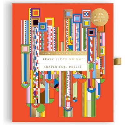 GALISON Metalické tvarové Frank Lloyd Wright Kaktusy a tvary 750 dílků