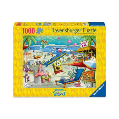 Erwachsenenpuzzle 1000 Teile - SpongeBob Schwammkopf - Beach Fun at the Goo Lagoon