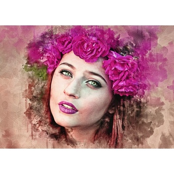 Image 1 of Bluebird Puzzle - Puzzle The Rose Woman - 500 piese